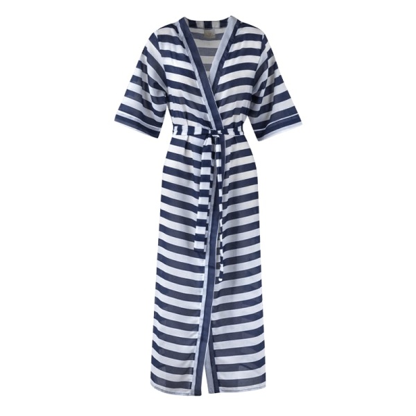 Blue dots swimwear cover up – One Size   Luxury Shoes 