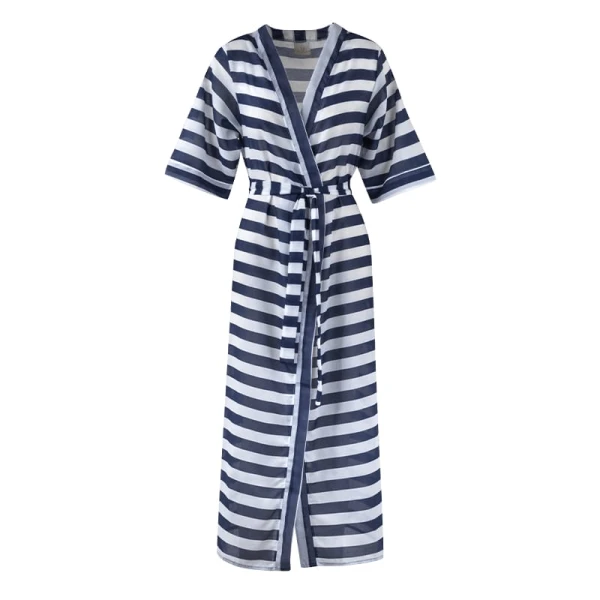Blue dots swimwear cover up – One Size   Luxury Shoes 