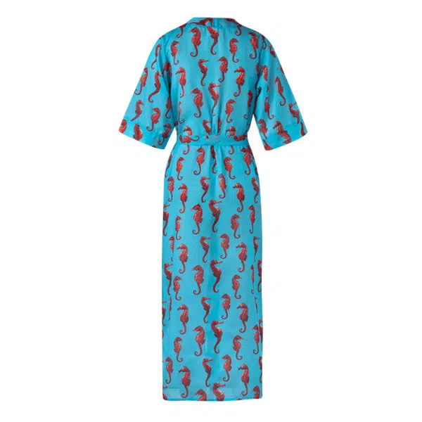 Verdelimon Seahorses swimwear cover up, view 2