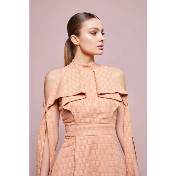 Cotton bud yellow midi dress Clothing dress Luxury Shoes 
