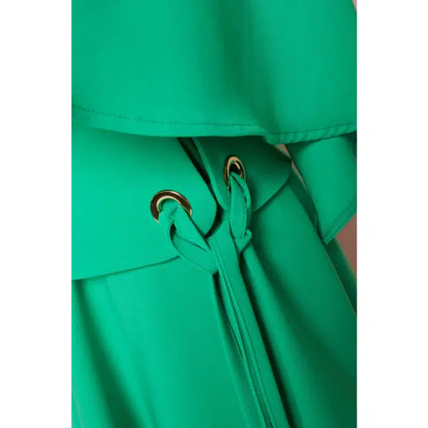 Poca & Poca Bashful and Blush green knee length shorts, view 6