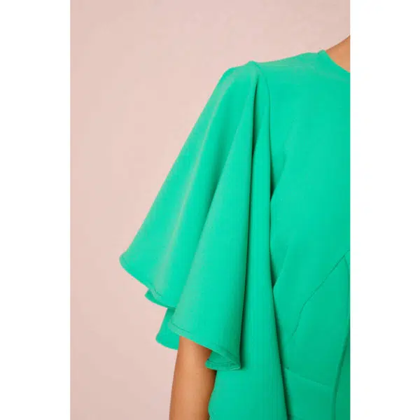 Poca & Poca Graceful peony green blouse, view 6