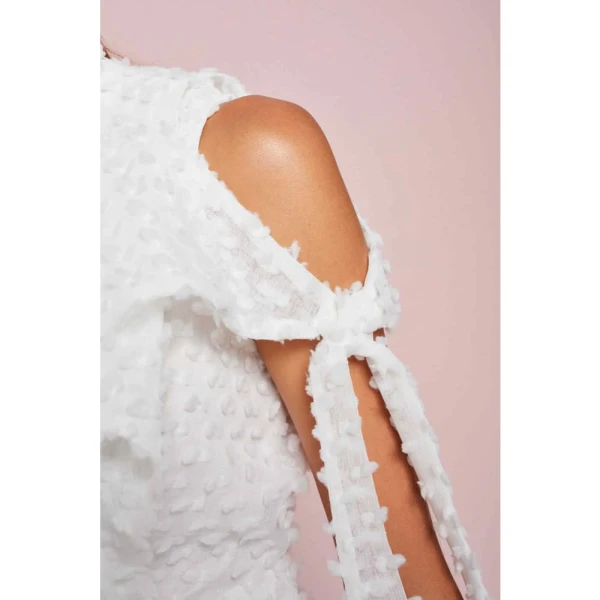 Cotton bud yellow midi dress Clothing dress Luxury Shoes 