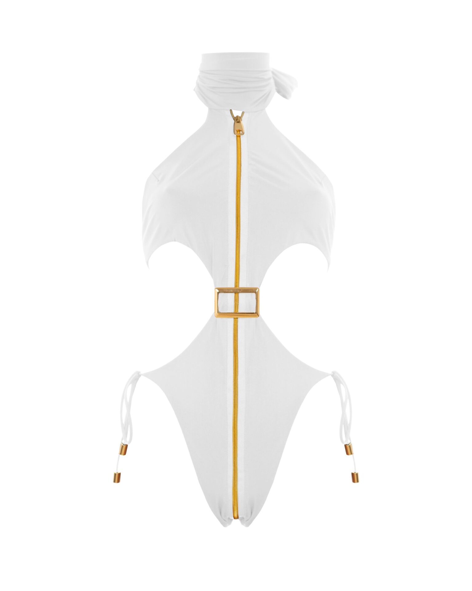 Cynosure swimwear in white Beachwear emerging designer Luxury Shoes 
