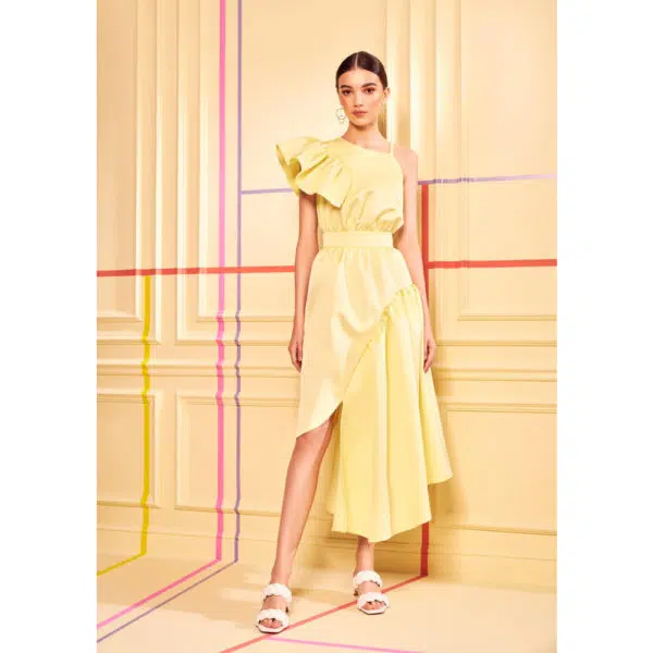 Poca & Poca Gemstone allure pastel citrin dress, view 2
