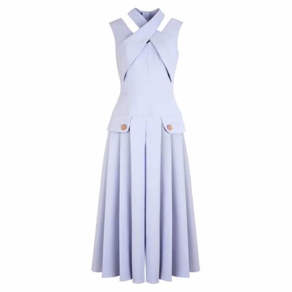 Forget me not blue jumpsuit Clothing exclusive design Luxury Shoes 
