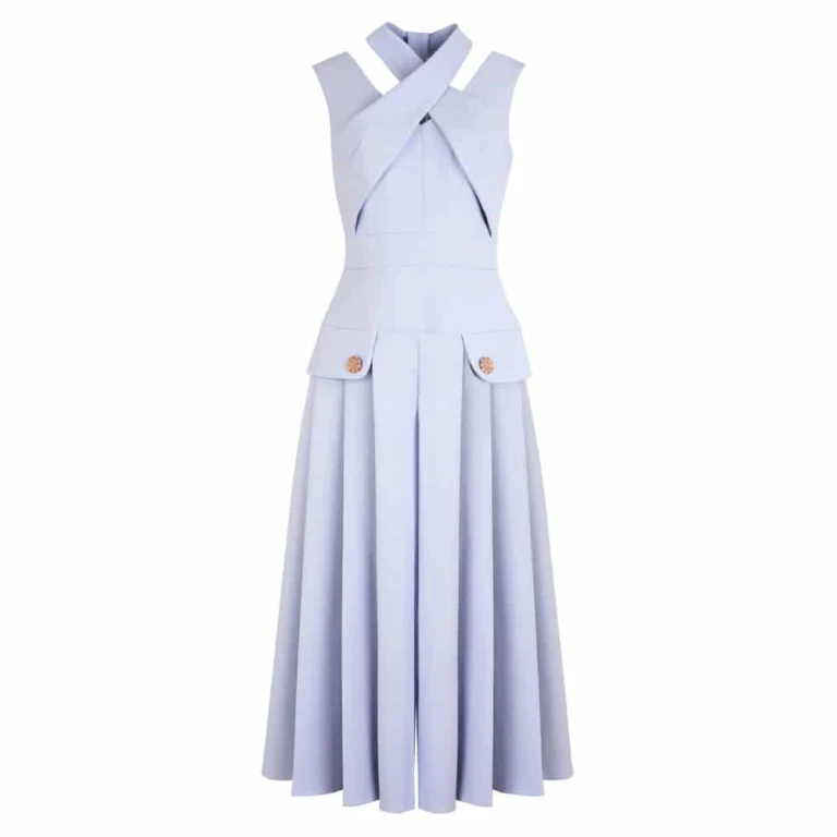 Forget me not blue jumpsuit Clothing exclusive design Luxury Shoes 