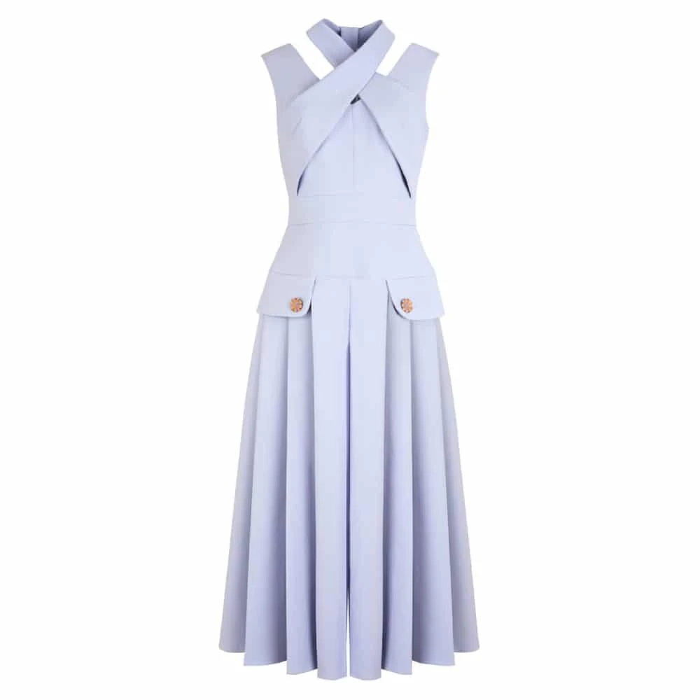 4544548723 (27) Forget me not blue jumpsuit Clothing exclusive design Luxury Shoes
