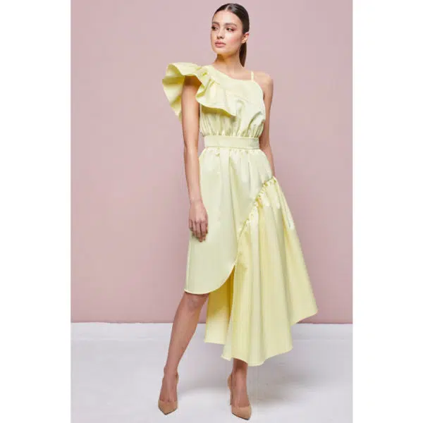 Poca & Poca Gemstone allure pastel citrin dress, view 3