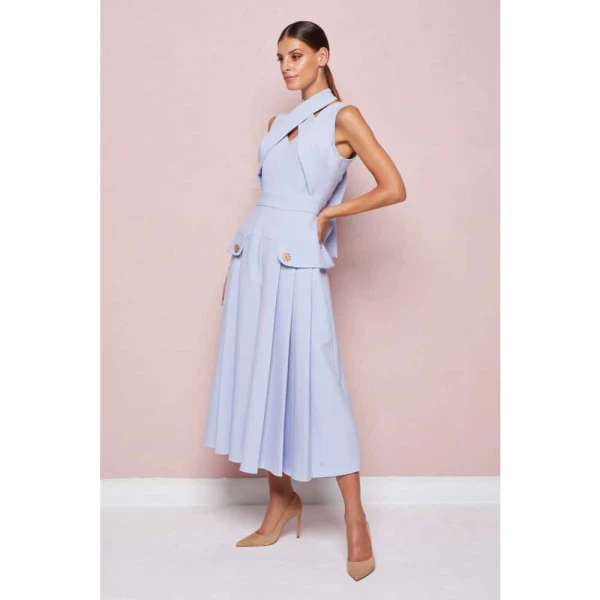 Forget me not blue jumpsuit Clothing exclusive design Luxury Shoes 