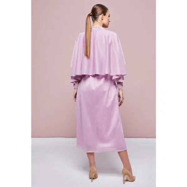 Poca & Poca Moonlight glimmer shimmery textured dress, view 5