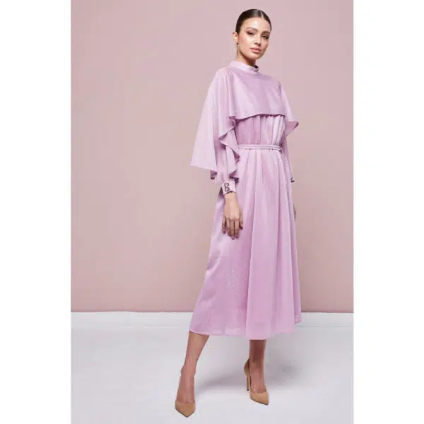 Poca & Poca Moonlight glimmer shimmery textured dress, view 4
