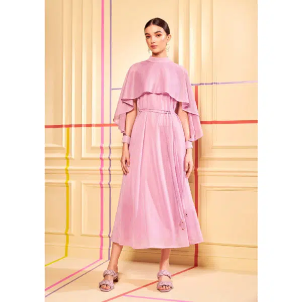 Poca & Poca Moonlight glimmer shimmery textured dress, view 2