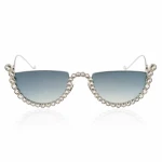 Half moon white gold sunglasses Accessories limited edition Luxury Shoes 