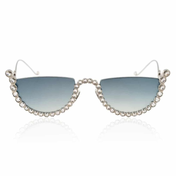 Half moon white gold sunglasses Accessories limited edition Luxury Shoes 