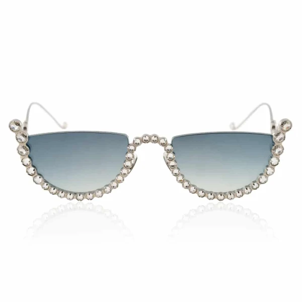 Half moon white gold sunglasses Accessories limited edition Luxury Shoes 