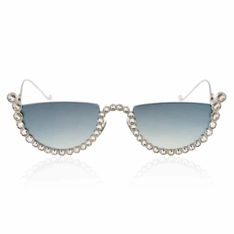 Half moon white gold sunglasses Accessories limited edition Luxury Shoes 
