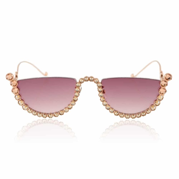 Half moon white gold sunglasses Accessories limited edition Luxury Shoes 