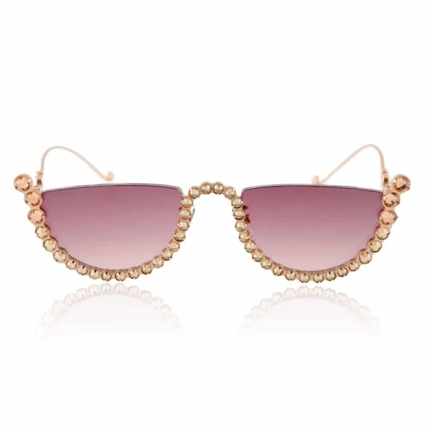 Half moon white gold sunglasses Accessories limited edition Luxury Shoes 