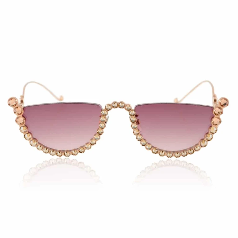 Half moon white gold sunglasses Accessories limited edition Luxury Shoes 