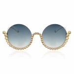 Half moon white gold sunglasses Accessories limited edition Luxury Shoes 