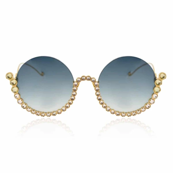 Half moon white gold sunglasses Accessories limited edition Luxury Shoes 