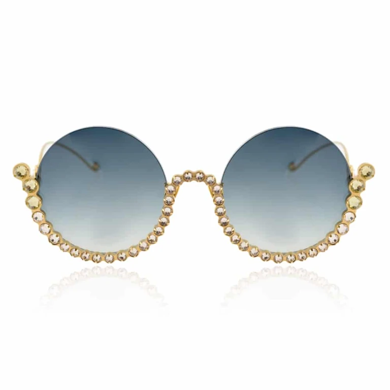Half moon white gold sunglasses Accessories limited edition Luxury Shoes 
