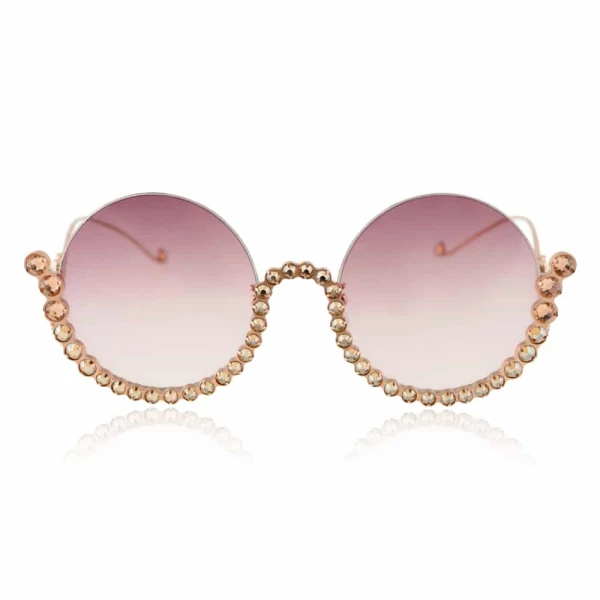 Half moon white gold sunglasses Accessories limited edition Luxury Shoes 