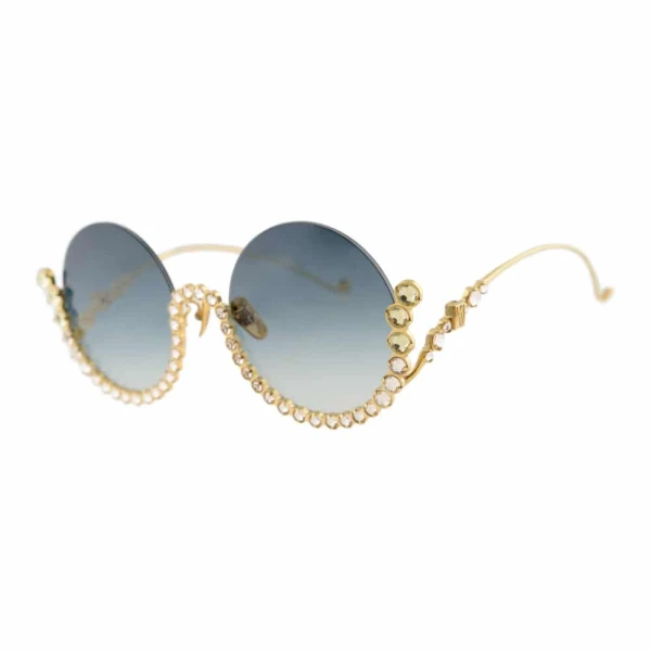 Half moon white gold sunglasses Accessories limited edition Luxury Shoes 
