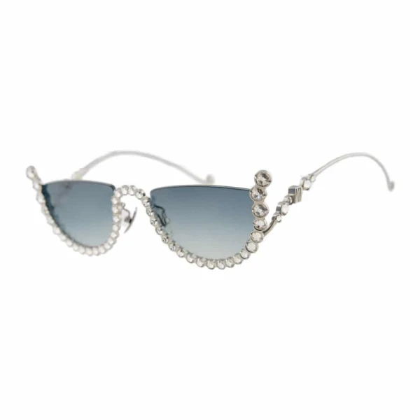 Half moon white gold sunglasses Accessories limited edition Luxury Shoes 