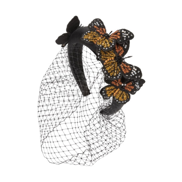 Monarch voilette headband Accessories Bridal Luxury Shoes 