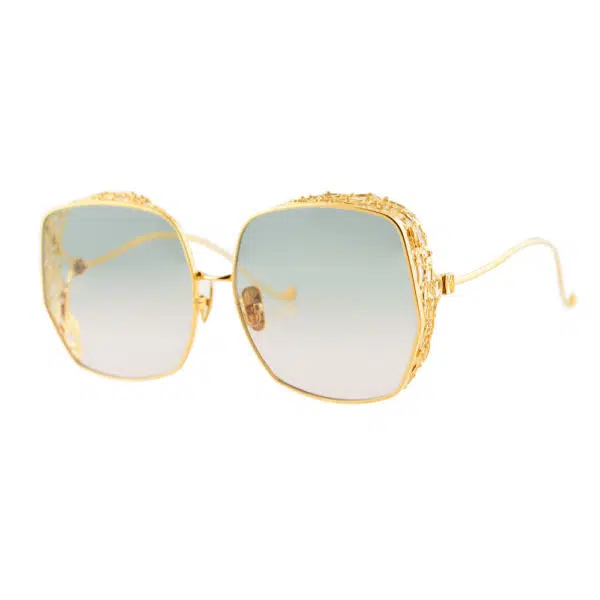 Anna-Karin Karlsson Nouveau romantica gold light tint sunglasses, view 2