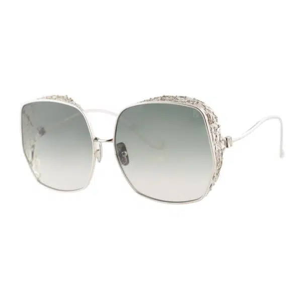 Anna-Karin Karlsson Nouveau romantica white gold sunglasses, view 2