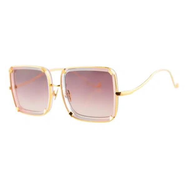 Anna-Karin Karlsson white moon pink sunglasses, view 2