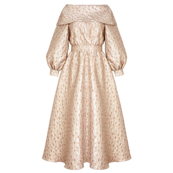 Rosè bellini pink embossed dress Clothing dress Luxury Shoes 