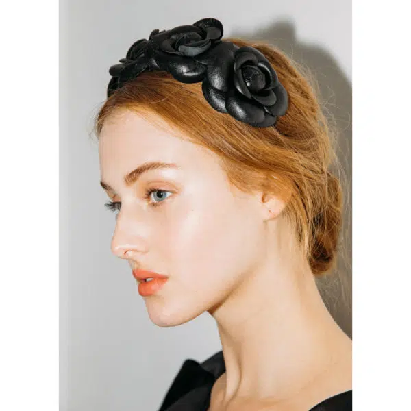 Jennifer Behr Camellia headband, view 3