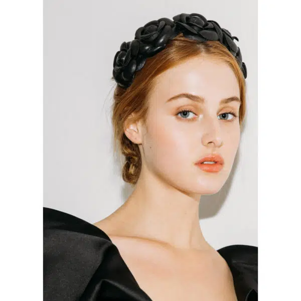 Jennifer Behr Camellia headband, view 2