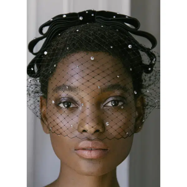 Jennifer Behr Cosette voilette headband, view 3