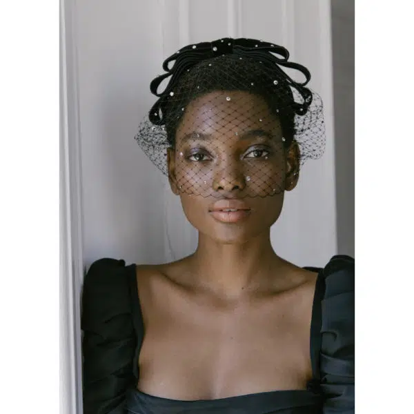 Jennifer Behr Cosette voilette headband, view 2