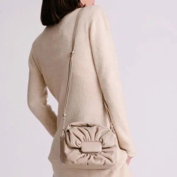 Mlouye Puff flap stone bag, view 5