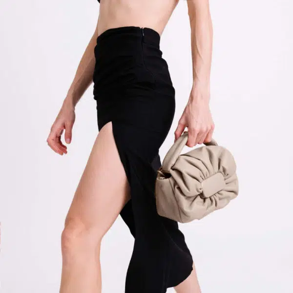 Mlouye Puff flap stone bag, view 3