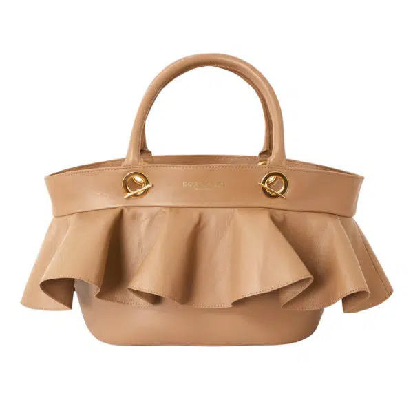 Poca & Poca Sleek peanut shopper bag, view 5