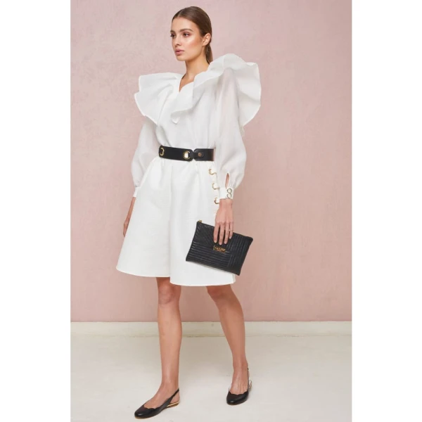 Sleek peanut quilted leather bag Bags bag Luxury Shoes 