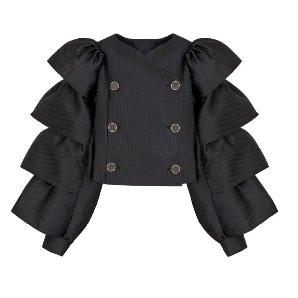 Dark Monarch black blouse Clothing blouse Luxury Shoes 