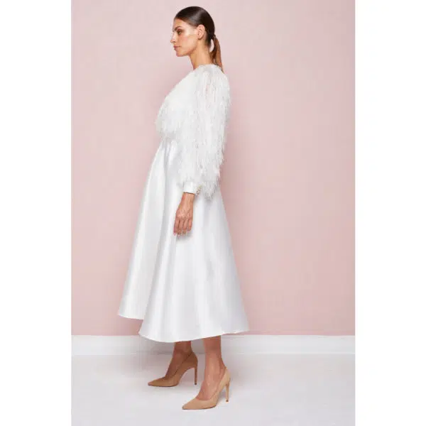Poca & Poca Cupcake frosting white girly dress, view 3