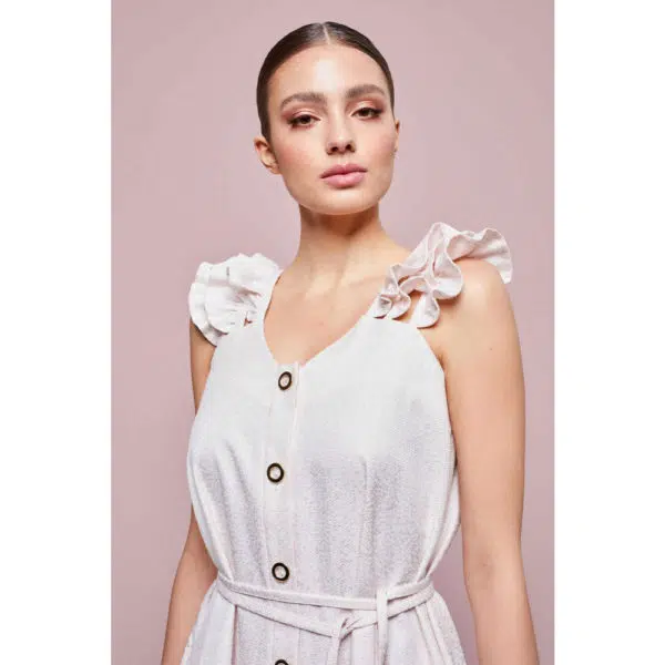 Poca & Poca Dandelion Fairy ivory cocktail dress, view 5