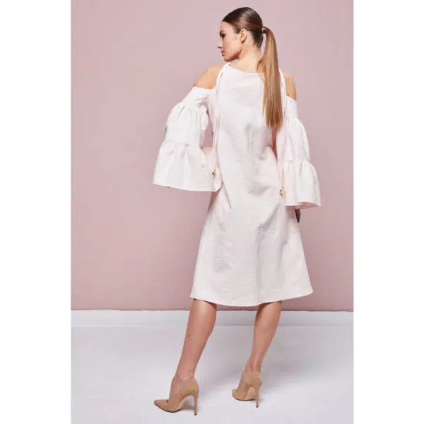 Poca & Poca Paradise Garden ivory cocktail dress, view 4
