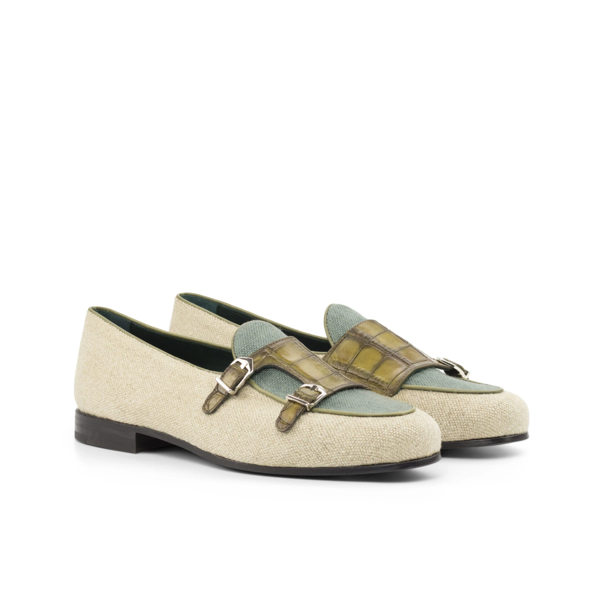 White Monk Slipper Shoe White Monk Slipper Shoe