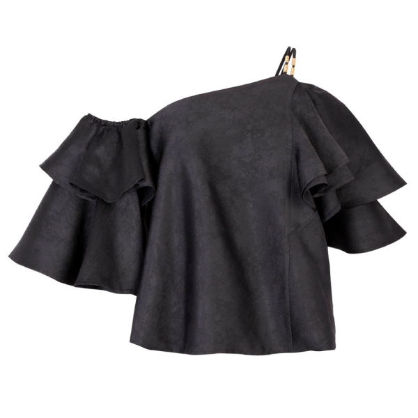 Greek goddess black blouse Clothing blouse Luxury Shoes 