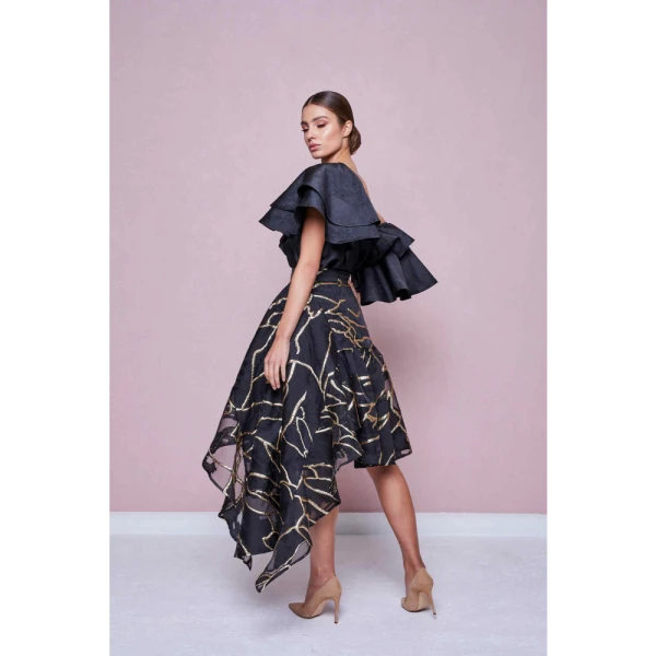 Greek goddess black blouse Clothing blouse Luxury Shoes 